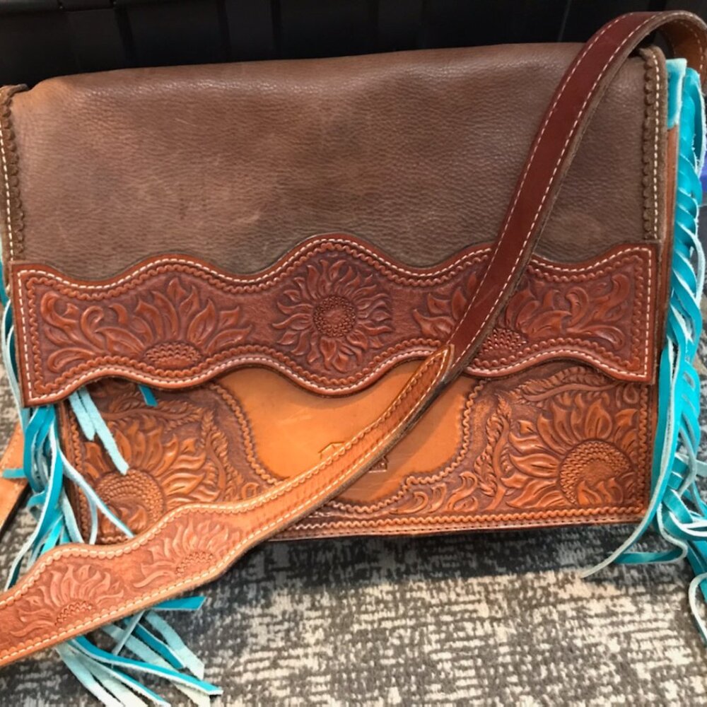 Custom Leather Purse/Tote/Laptop Bag